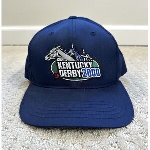 VINTAGE Kentucky Derby Hat Cap Embroidered Snapback Horse Racing 2000s Y2K 126th